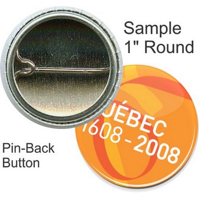 Custom Buttons - 1'' Round Button, Pin-back