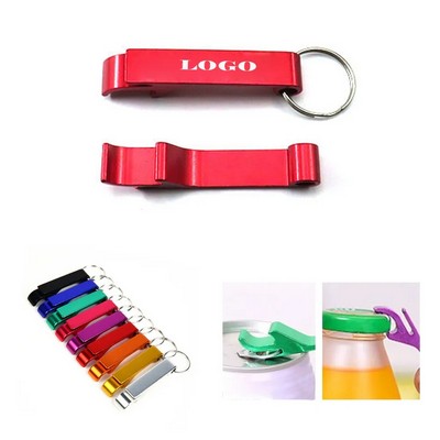 Aluminum Bottle Opener Keychain