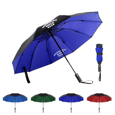 46" Arc Inverted Folding Umbrella